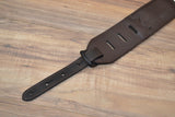 Carlino Custom Anaconda Metal Studded Brown Leather Strap