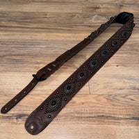 Carlino Orianthi Dark Ranch Leather Black Onyx Strap