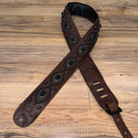Carlino Orianthi Dark Ranch Leather Black Onyx Strap