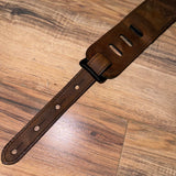 Carlino Orianthi Bison Leather Turquoise Aged Nickel strap