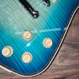 Greco GM CST Emerald Ocean Burst Flametop