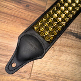Carlino signature Joel Hoekstra Gold Pyramid Stage Strap