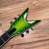 Dean USA custom shop ML in lizardburst flametop with matching headstock