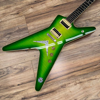 Dean USA custom shop ML in lizardburst flametop with matching headstock