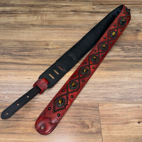 Carlino Orianthi Vampyre Red Latigo Tiger Eye Strap