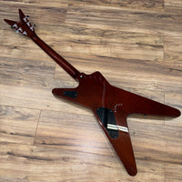 Dean USA custom shop ML in lizardburst flametop with matching headstock