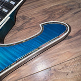 Greco GM CST Emerald Ocean Burst Flametop