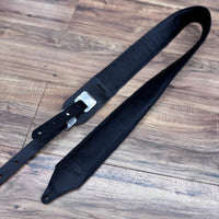 Carlino Ace Lightening Bolt strap Silver Croc with black leather bolt