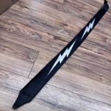 Carlino Ace Frehley lightening bolt strap black with silver bolt