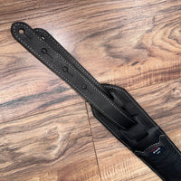 Carlino Ace Frehley lightening bolt strap black with silver bolt