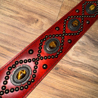 Carlino Orianthi Vampyre Red Latigo Tiger Eye Strap