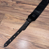 Carlino Ace Lightening Bolt Strap black scale leather