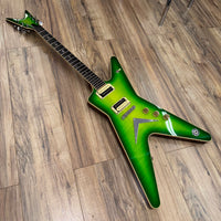 Dean USA custom shop ML in lizardburst flametop with matching headstock
