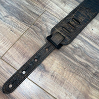 Carlino Orianthi Turquoise Satin nickel Gator Leather strap