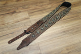 Carlino Ditressed Bison Parachute Swirl Strap