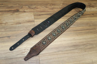 Carlino Ditressed Bison Parachute Swirl Strap