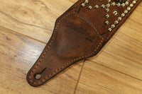 Carlino Ditressed Bison Parachute Swirl Strap