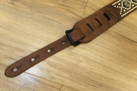Carlino Ditressed Bison Parachute Swirl Strap
