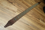 Carlino Ditressed Bison Parachute Swirl Strap