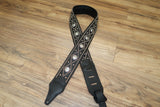 Carlino Custom Saucer Swirl Studded Black Leather Strap