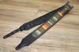 Carlino Custom Santa Fe Black Leather Guitar Strap