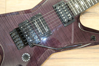 Dean USA Dime Stealth Trans Black Flame