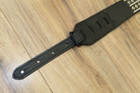 Carlino Rail Stud Pyramid Strap 2023 - Black Leather