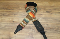 Carlino Custom Santa Fe Saddle Blanket Fabric Guitar Strap