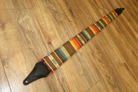 Carlino Custom Santa Fe Saddle Blanket Fabric Guitar Strap