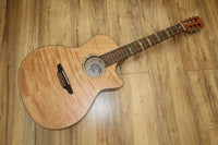 Luna High Tide HT EXM Nylon String Acoustic/ electric guitar