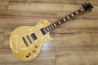 ESP LTD EC 256 FM in Vintage Natural Flame top