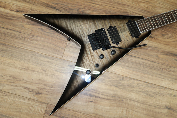 Dean Vengeance V Floyd Charcoal Burst Flame