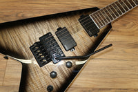 Dean Vengeance V Floyd Charcoal Burst Flame