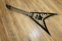Dean Vengeance V Floyd Charcoal Burst Flame