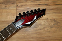 Dean Vengeance V Evertune, Black Cherry burst Flametop