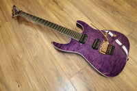 Jackson SLQ2 Mahog Soloist Pro, trans purple quilt