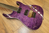 Jackson SLQ2 Mahog Soloist Pro, trans purple quilt