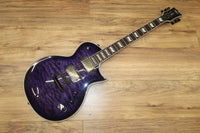 ESP LTD EC1000 QM SEE THRU PURPLE SUNBURST