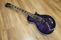 ESP LTD EC1000 QM SEE THRU PURPLE SUNBURST