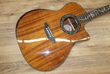 Luna Vineyard Koa Grand Auditorium Acoustic Electric Guitar