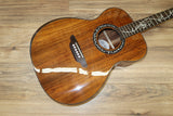 Luna Vineyard Koa Bevel Folk A/E