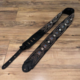 Carlino Apollo Studded Turquoise* Concho Guitar Strap