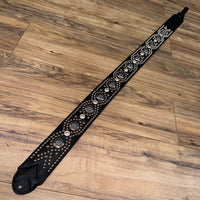 Carlino Apollo Studded Turquoise* Concho Guitar Strap