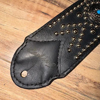 Carlino Apollo Studded Turquoise* Concho Guitar Strap