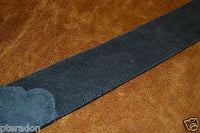 Franklin Guitar Strap Model # FSSE-BK-BK Embossed in black with black ends