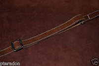 Franklin Vintage Series Guitar Strap in Cognac leather Model V1-CG-N