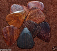 Timber Tones II Exotic Wood Guitar Pick Burma Padouk