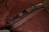 Franklin Resonator/Dobro Strap Model RS-CA Caramel leather strap
