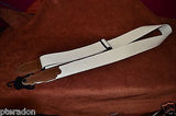 Franklin Guitar Strap Model # 1-N-CA 2" wide natural cotton strap w/caramel ends