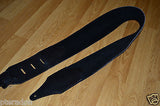 Carlino Custom Racer X Stripe Series Guitar Strap, blue and white racing stripe